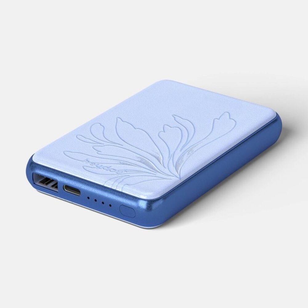 Open Box - Heyday - 5000mAh Power Bank - heyday with Jerilyn Lee Blue